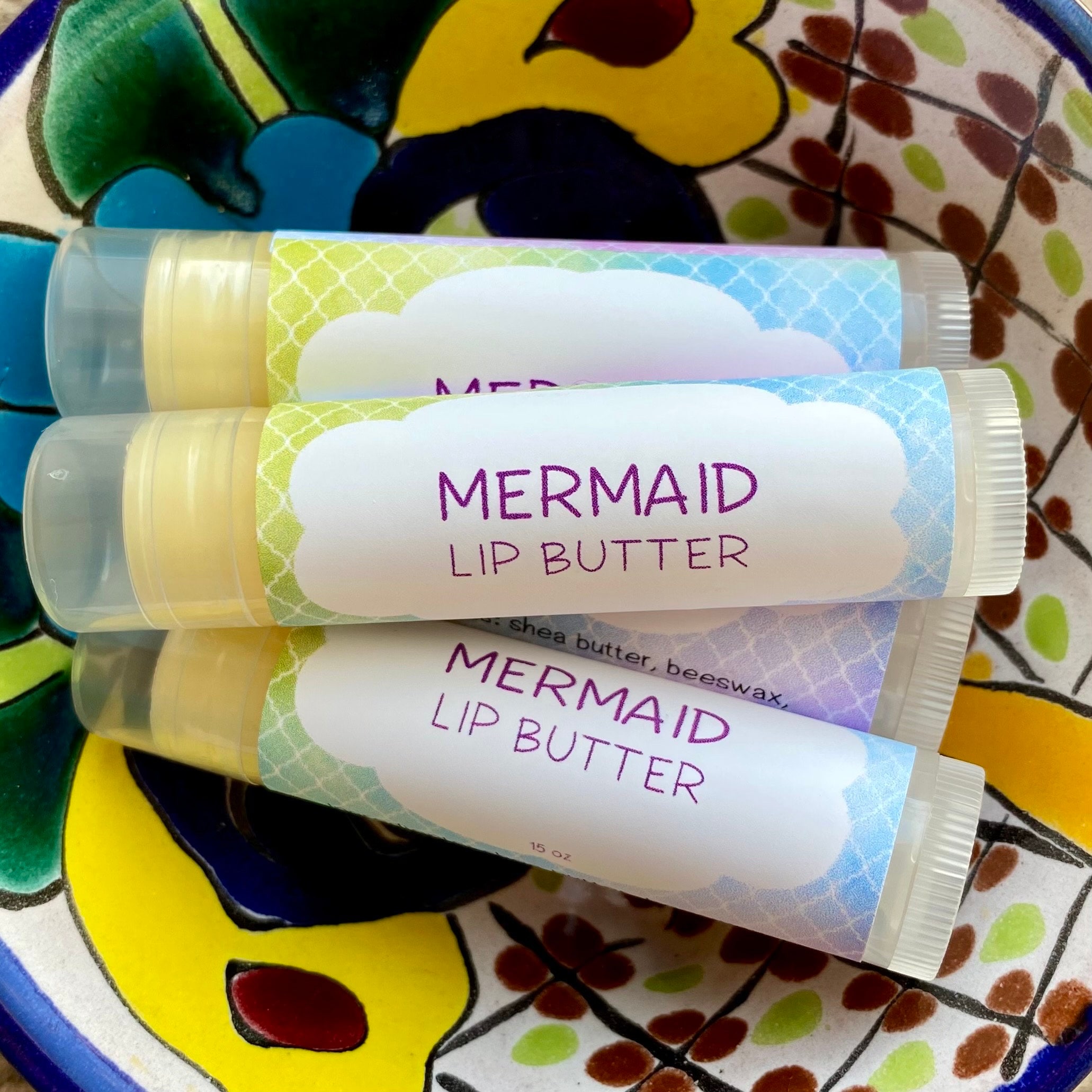 Mermaid Lip Butter ~ Lip Balm ~ Lip Moisturizer ~ Lip Gloss ~ Shea Butter Balm ~ Lip Care