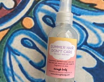 Summer Hair Don't Care Sea Salt Hair Spray ~ Texture Spray ~ Hair Mist ~ Scented Hair Spray ~ Salt Spray ~ Beach Waves Spray~ Hair Perfume