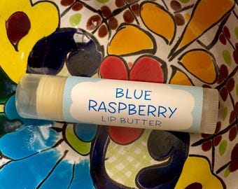 Blue Raspberry Lip Butter ~ Lip Balm ~ Lip Moisturizer ~ Lip Gloss ~ Shea Butter Balm ~ Lip Care