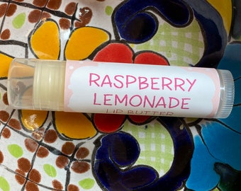 Raspberry Lemonade Lip Butter ~ Lip Balm ~ Lip Moisturizer ~ Lip Gloss ~ Shea Butter Balm ~ Lip Care