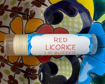 Red Licorice Lip Butter ~ Lip Balm ~ Lip Moisturizer ~ Lip Gloss ~ Shea Butter Balm ~ Lip Care