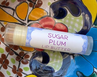 Sugar Plum Lip Butter ~ Lip Balm ~ Lip Moisturizer ~ Lip Gloss ~ Shea Butter Balm ~ Lip Care