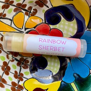 Rainbow Sherbet Lip Butter ~ Lip Balm ~ Lip Moisturizer ~ Lip Gloss ~ Shea Butter Balm ~ Lip Care