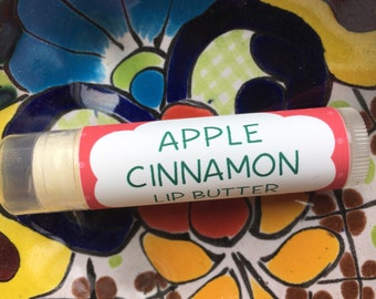 Apple Cinnamon Lip Butter ~ Lip Balm ~ Lip Moisturizer ~ Lip Gloss ~ Shea Butter Balm ~ Lip Care