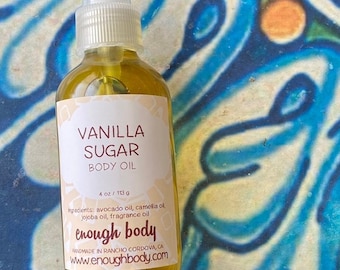 Vanilla Sugar Body Oil ~ Dry Oil ~ Moisturizing Oil ~ Body Spray