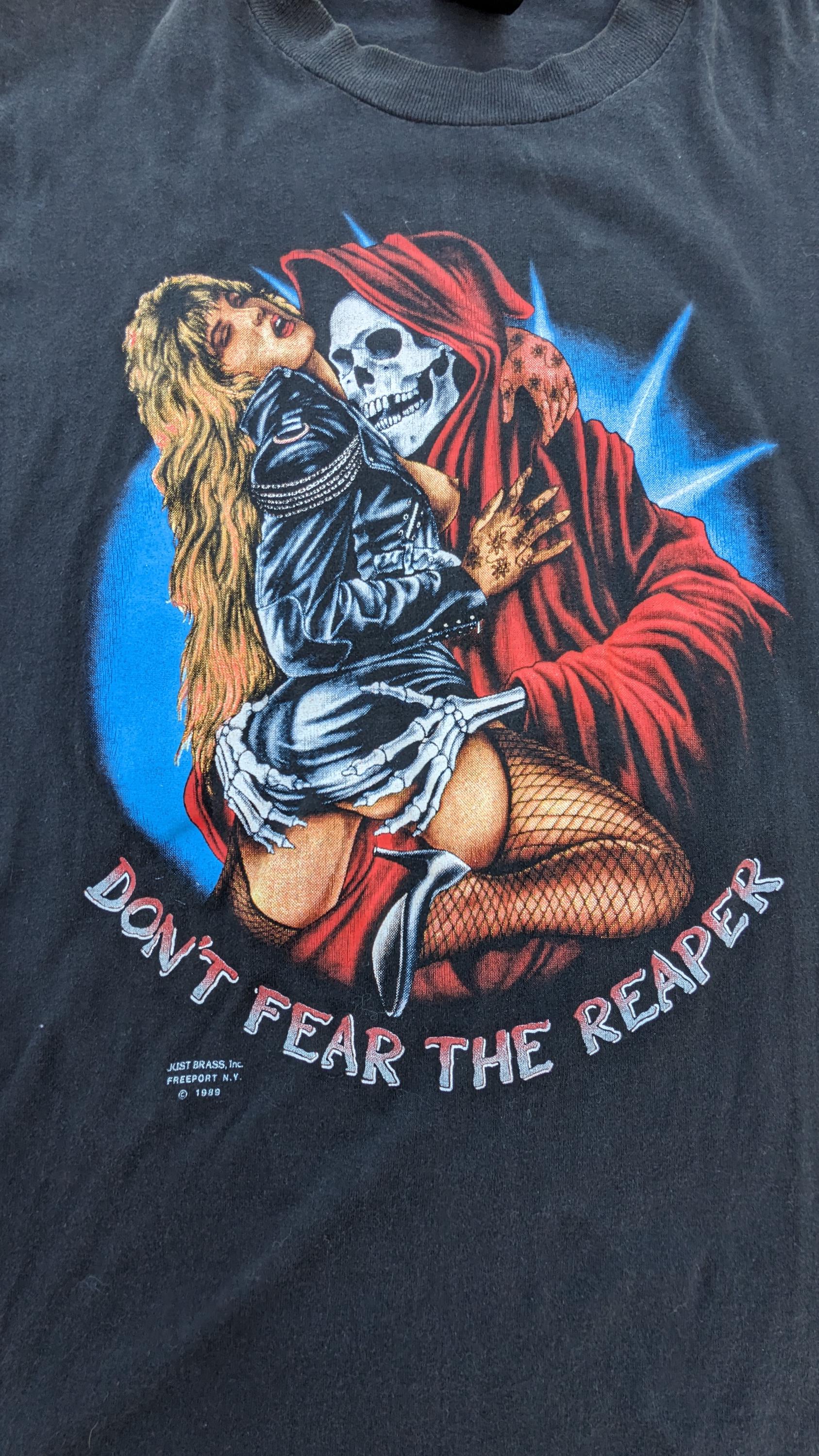 Vintage 1989 Just Brass Inc. 3 D Emblem Milwaukee Iron Don't Fear