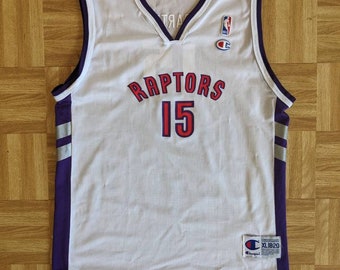 Vintage Vince Carter Toronto Raptors Champion Jersey Youth XL 18-20 fits Adult Small/Medium