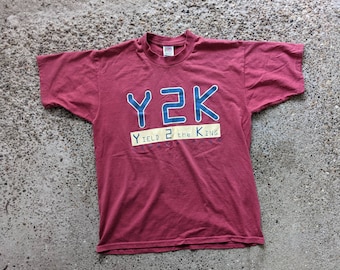 Vintage Y2K Yield 2 the King Jesus T Shirt Religious Large 2000