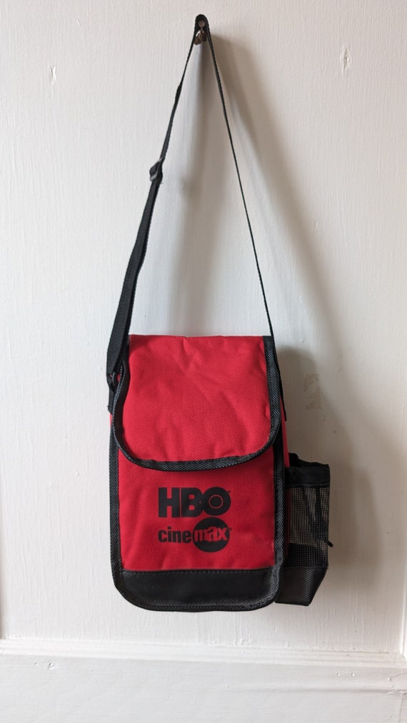 Vintage 90s HBO Cinemax Insulated Soft Cooler Lunc