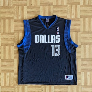 Dallas Mavericks Steve Nash Basketball Shorts Stitched City Edition Navy Blue 
