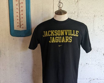 Vintage 00 team Nike Jacksonville jaguars mesh shirt spell out medium