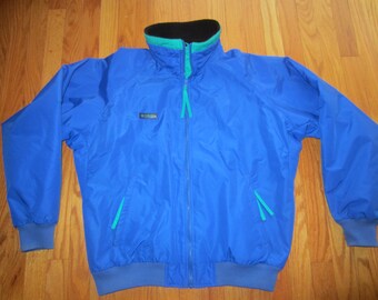 Vintage Columbia Ski Snow Jacket Fleece Lined Winter