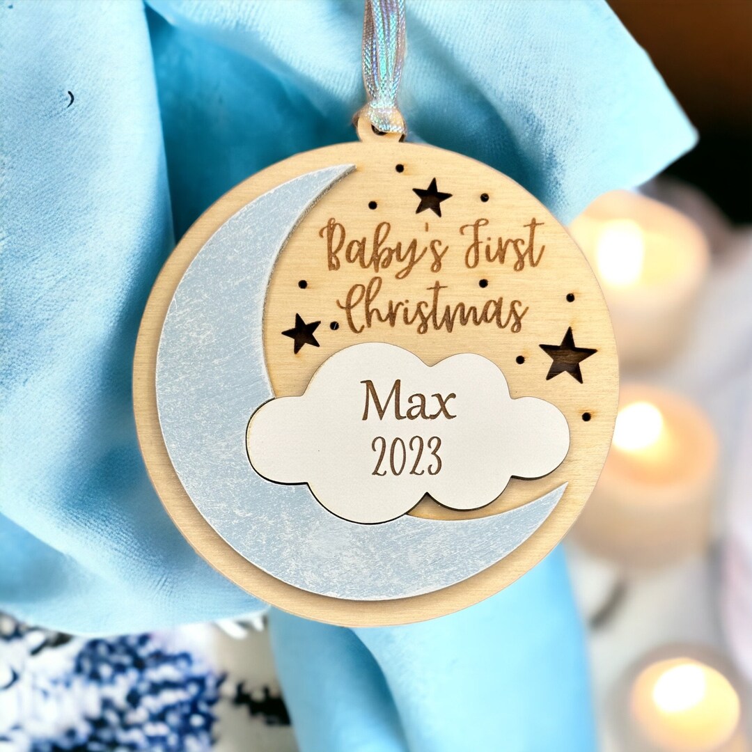 Personalized Babys First Christmas Ornament 2024, Sentimental Christmas