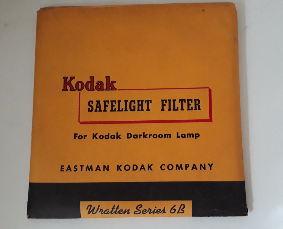 Vintage Kodak Safelight Filter for Darkroom Lamppre Owned Etsy