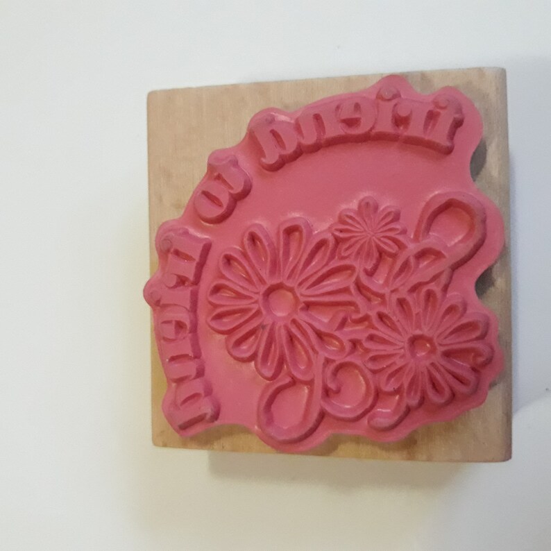 Friend to Friend rubber stamp-New-destash