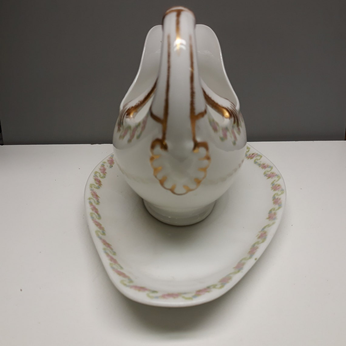 Vintage Limoges Gravy Boat With Plated&c Bernardaudfrance Etsy