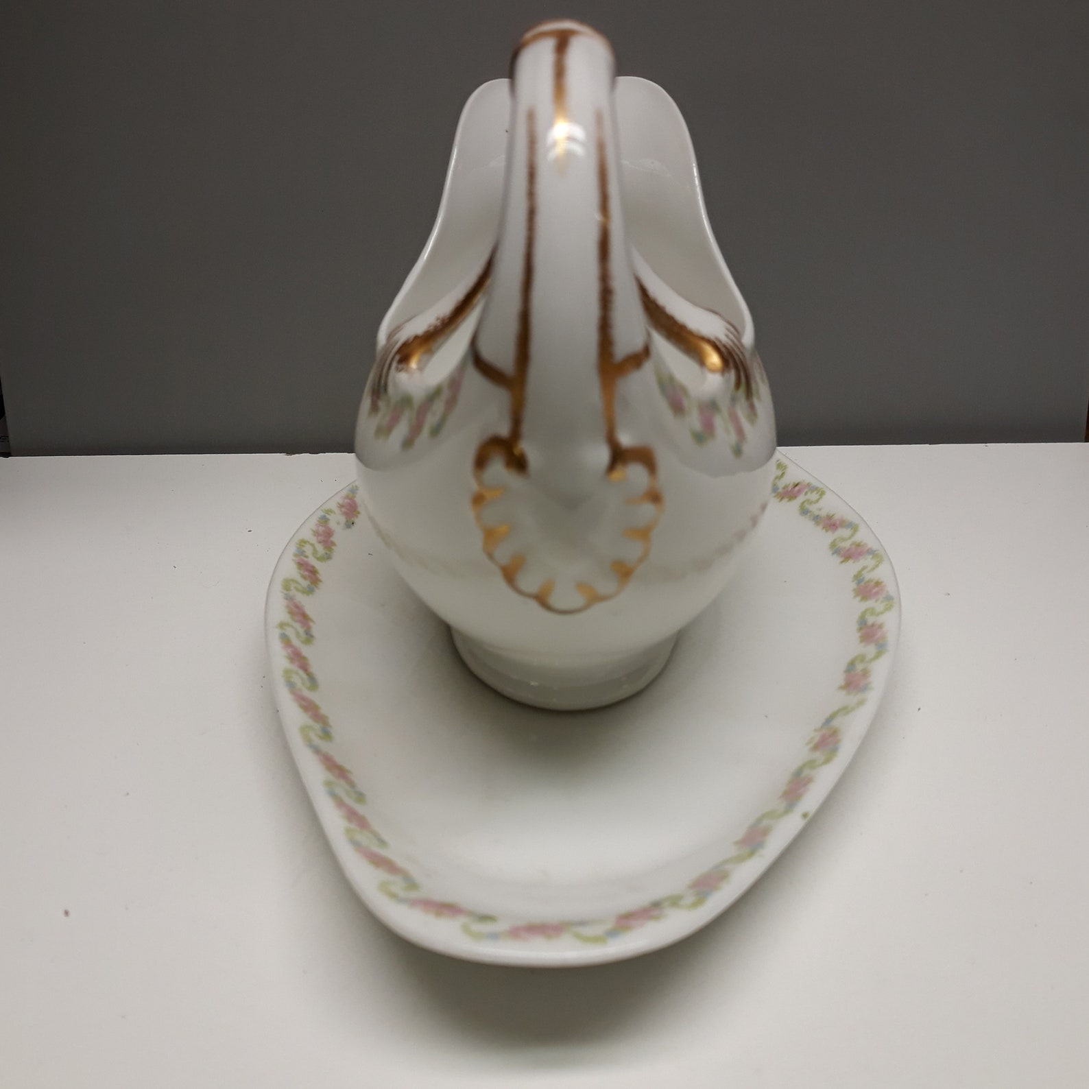 Vintage Limoges Gravy Boat With Plated&c Bernardaudfrance Etsy