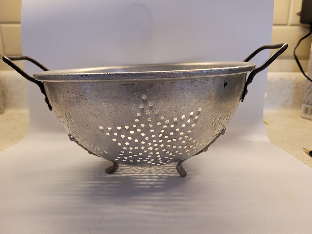 Vintage Mirro Aluminum Colandermade in Usapre Owned Etsy