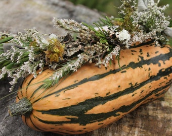 custom thin bridal crown, greenery crown, woodland crown, dried cedar crown, green and white flower crown, juniper, woodland bride, cream