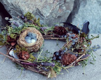 custom centerpiece wreath, dried flower centerpiece, woodland wedding centerpiece, sunflower centerpiece, rustic wreath, dried flower wreath