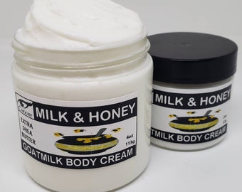 Milk and Honey Goat Milk Body Cream with an Organic Shea Butter Condition, 40 plus scents to choose from