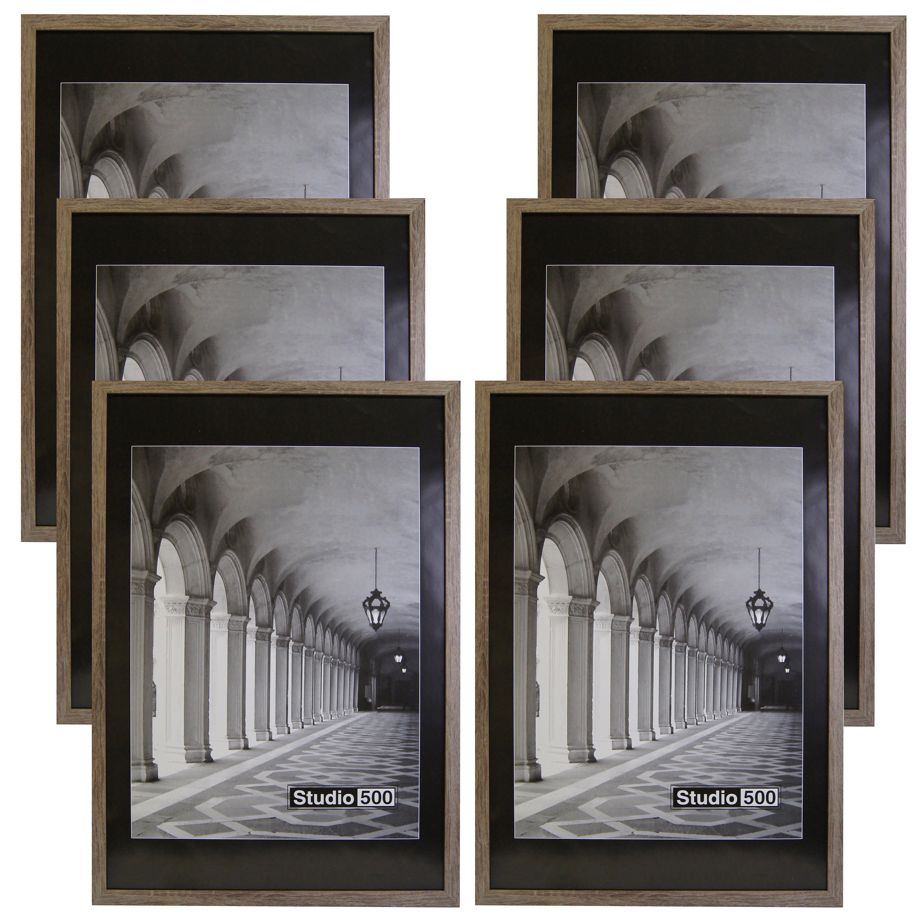 16x20 Black Walnut Gallery Frame, Matted to 11x14, Thin, Simple, UV Museum  Quality Acrylic, Conservation Matboard 
