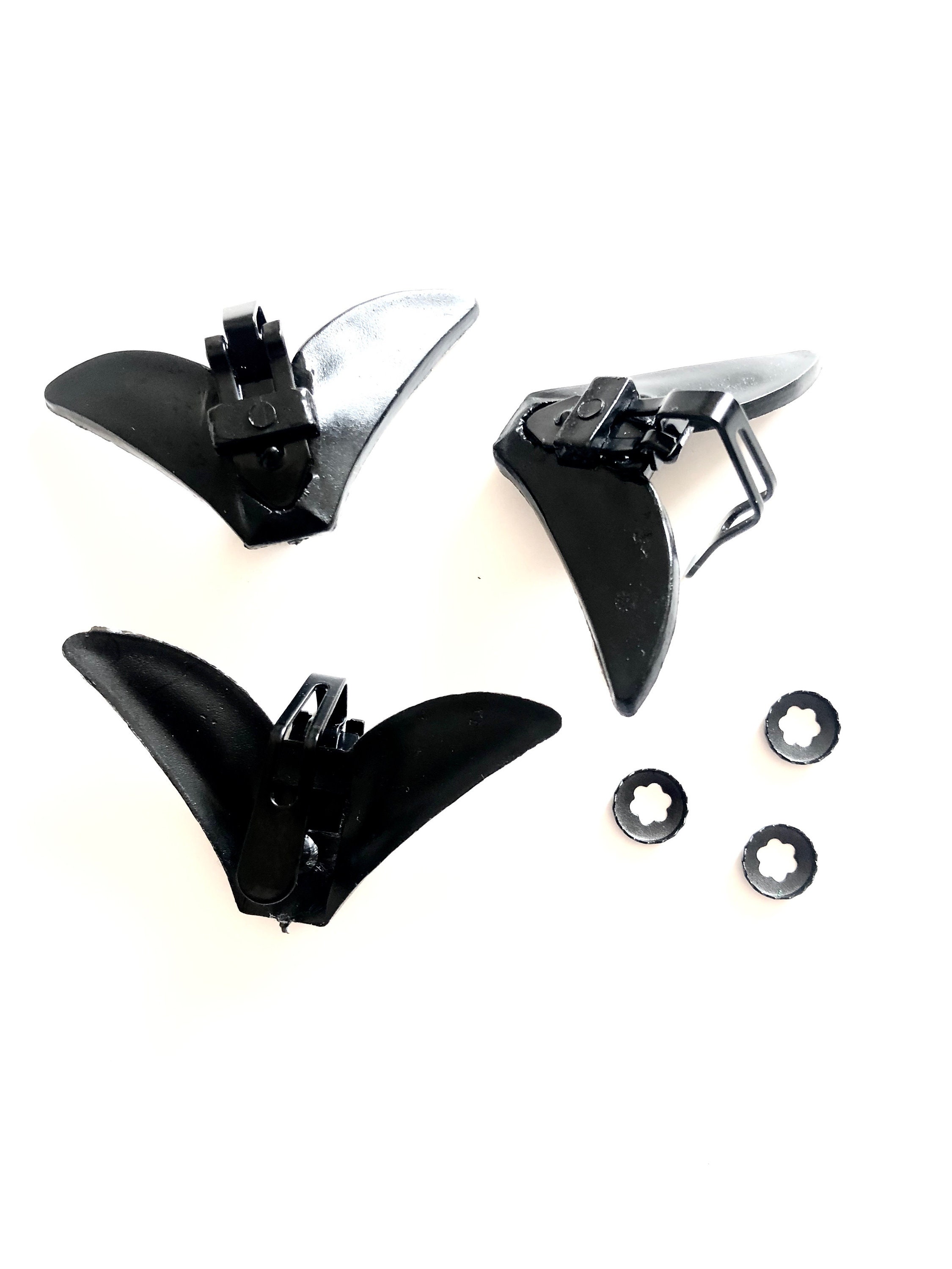 Black Clips for Clip on Tiesclip on Tie Clip Hardware/neck Etsy UK