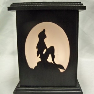 Little Mermaid wooden lantern