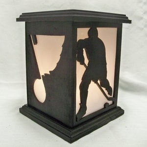 St Louis Blues wooden lantern