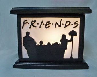 Friends wooden lantern