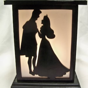 Sleeping Beauty wooden lantern