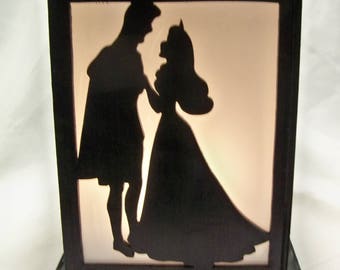 Sleeping Beauty wooden lantern