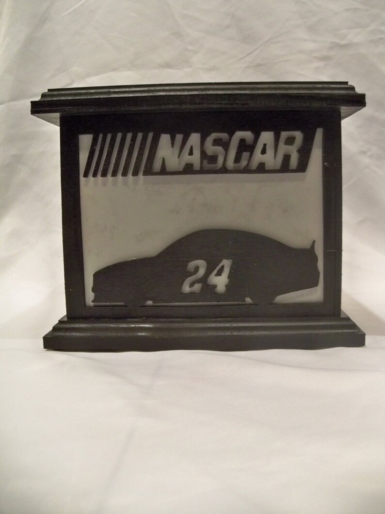 Nascar wooden lantern