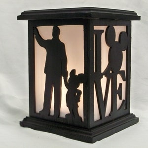 Partners wooden lantern image 1