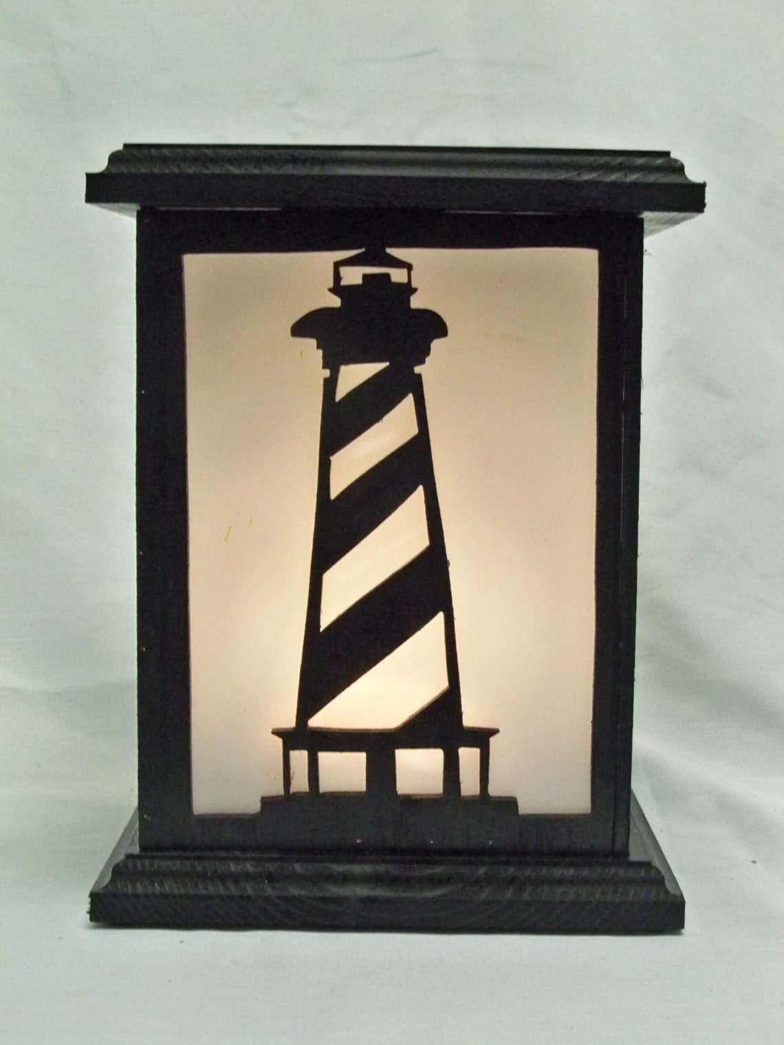Lighthouse wooden lantern | Etsy