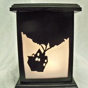 Up wooden lantern