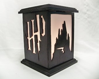 Harry Potter wooden lantern