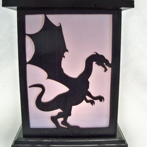Dragon wooden lantern