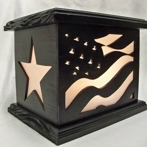 American wooden lantern