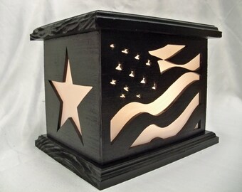 American wooden lantern