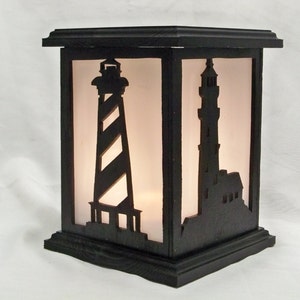Lighthouse wooden lantern