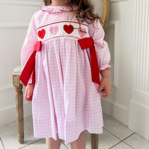 Abbey Heart Smocked Dress