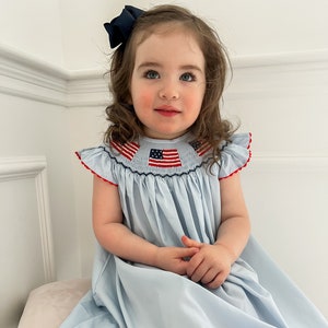 Patriotic in Blue Dress