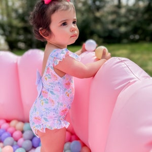 Baby Girl Swimwear Etsy