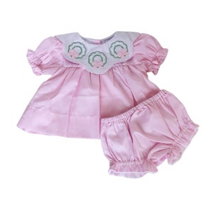 Beatrice Wreath Diaper Set