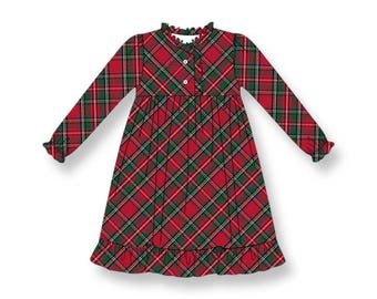 Red Tartan Christmas Nightgown