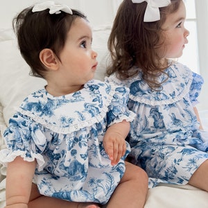 Blue Bunny Toile Converter Gown main image 0