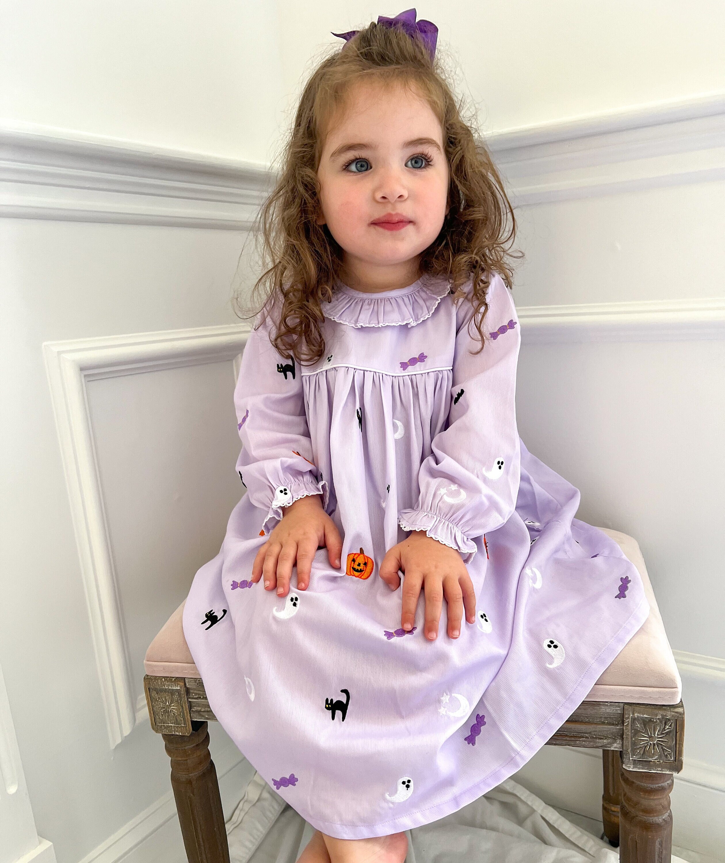 Buy Sabrina Halloween Smocked Dress Online in India - Etsy 
