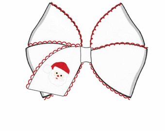 Santa Hair Bow