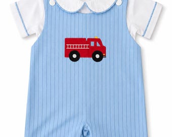 Fire Truck Shortall Set